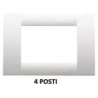 GEWISS - GEWGW22104 PLACCA 4M BIANCO NUVOLA SYSTEM VIRNA