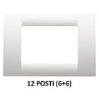 GEWISS - GEWGW22108 PLACCA 12M BIANCO NUVOLA SYSTEM VIRNA