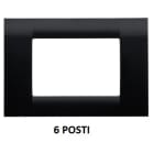 GEWISS - GEWGW22116 PLACCA 6M NERO TONER SYSTEM VIRNA