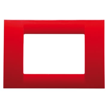 GEWISS - GEWGW22123 PLACCA 3M ROSSO GERANIO SYSTEM VIRNA