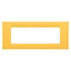 GEWISS - GEWGW22186 PLACCA 6M GIALLO MAIS SYSTEM VIRNA