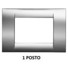 GEWISS - GEWGW22251 PLACCA 1M CROMO SOFT SYSTEM VIRNA