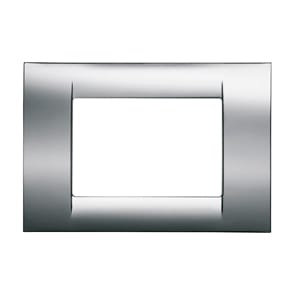 GEWISS - GEWGW22256 PLACCA 6M CROMO SOFT SYSTEM VIRNA