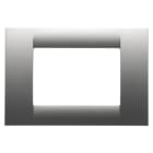 GEWISS - GEWGW22283 PLACCA 3M TITANIO METALLIZ.SYSTEM VIRNA