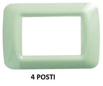 GEWISS - GEWGW22544 PLACCA 4 POS.VERDE VENEZIA TOP SYSTEM