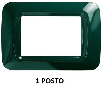 GEWISS - GEWGW22551 PLACCA 1 POS.VERDE RACING TOP SYSTEM