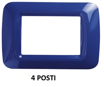 GEWISS - GEWGW22574 PLACCA 4 POS.BLU JAZZ TOP SYSTEM