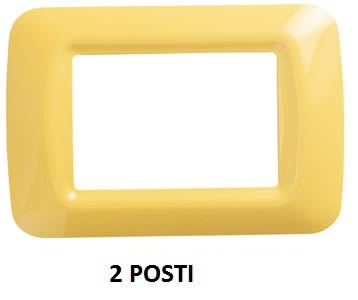 GEWISS - GEWGW22582 PLACCA 2M GIALLO MAIS TOP SYSTEM