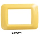 GEWISS - GEWGW22584 PLACCA 4M GIALLO MAIS TOP SYSTEM