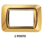GEWISS - GEWGW22661 PLACCA 1M ORO ANTICO TOP SYSTEM