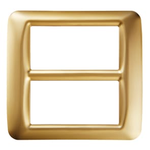 GEWISS - GEWGW22667 PLACCA 8M ORO ANTICO TOP SYSTEM