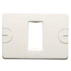 GEWISS - GEWGW24001 PLACCA COMPACT - AUTOPORTANTE - 1 POSTO - BIANCO NUVOLA - SYSTEM