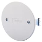 GEWISS - GEWGW24218 COPERCHIO PER SCATOLE TONDE DA INCASSO - DIAMETRO 65mm - BIANCO - CON GRIFFE