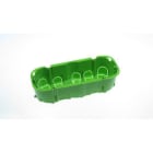 GEWISS - GEWGW24406PM SCATOLA RETTANGOLARE - CON INSERTI DI FISSAGGIO - 6 POSTI - PER PARETI MOBILI - 182x73x50