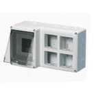 GEWISS - GEWGW27072 CONTENITORE 4MOD.DIN+(2X4)MOD.SYSTEM PR.