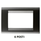 GEWISS - GEWGW32006 PLACCA 6M ARDESIA METALLIZZ.PLAYBUS