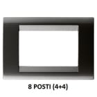 GEWISS - GEWGW32007 PLACCA 8M ARDESIA METALLIZZ.PLAYBUS