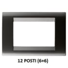 GEWISS - GEWGW32008 PLACCA 12M ARDESIA METALLIZZ.PLAYBUS