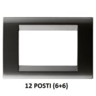 GEWISS - GEWGW32008 PLACCA 12M ARDESIA METALLIZZ.PLAYBUS