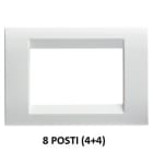 GEWISS - GEWGW32027 PLACCA 8M BIANCO NUVOLA PLAYBUS