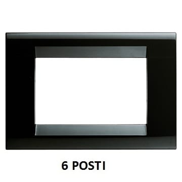 GEWISS - GEWGW32056 PLACCA 6M NERO TONER PLAYBUS