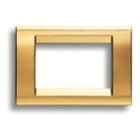 GEWISS - GEWGW32063 PLACCA 3 POS.ORO ANTICO PLAYBUS