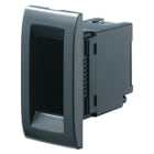 GEWISS - GEWGW32131 PLACCA PER PROFILATI CON SCATOLA ISOLANTE E SUPPORTI - 2 POSTI ORIZZONTALI - ARDESIA - PLAYBUS