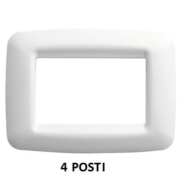 GEWISS - GEWGW32244 PLACCA 4M BIANCO NUVOLA PLAYBUS YOUNG