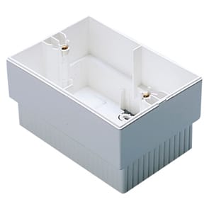 GEWISS - GEWGW32432 SCATOLA PAR.3P.NERO TONER