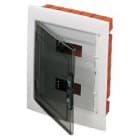 GEWISS - GEWGW40611 QUADRO DI DISTRIBUZIONE CON PANNELLI FINESTRATI E TELAIO ESTRAIBILE - PORTA TRASPARENTE FUMÉ - (18X4) 72 MODULI IP40