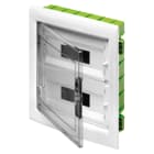 GEWISS - GEWGW40611PM CENTRALINO PROTETTO - GREEN WALL - PER PARETI MOBILI E CARTONGESSO - PORTA TRASPARENTE FUMÉ CON TELAIO ESTRAIBILE - 72 (18X4) MODULI IP40
