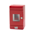 GEWISS - GEWGW42207 CENTRALINO STAGNO PER EMERGENZA CON GUIDA DIN - 4 MODULI EN50022 - GRIGIO RAL 7035