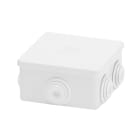 GEWISS - GEWGW44003 CASSETTA DI DERIVAZIONE CON COPERCHIO BASSO A PRESSIONE - IP44 -DIMENSIONI INTERNE 80X80X40 - PARETI CON PASSACAVI - GRIGIO RAL 7035