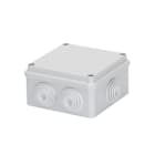 GEWISS - GEWGW44004 CASSETTA DI DERIVAZIONE CON COPERCHIO BASSO A VITE - IP55 - DIMENSIONI INTERNE 100X100X50 - PARETI CON PASSACAVI - GRIGIO RAL 7035