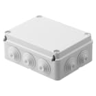 GEWISS - GEWGW44007 CASSETTA DI DERIVAZIONE CON COPERCHIO BASSO A VITE - IP55 - DIMENSIONI INTERNE 190X140X70 - PARETI CON PASSACAVI - GRIGIO RAL 7035