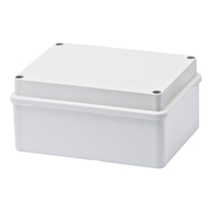 GEWISS - GEWGW44206 CASSETTA DI DERIVAZIONE CON COPERCHIO BASSO A VITE - IP56 - DIMENSIONI INTERNE 150X110X70 - PARETI LISCE - GRIGIO RAL 7035