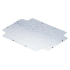 GEWISS - GEWGW44618 PIASTRA DI FONDO CON VITI DI FISSAGGIO AUTOFILETTANTI - PER CASSETTE 380X300 - IN LAMIERA ZINCATA
