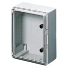 GEWISS - GEWGW44819 QUADRO STAGNO PORTA TRASPARENTE MUNITA DI SERRATURA - GWPLAST 120 - 236X316X135 - IP55 - GRIGIO RAL 7035