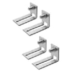 GEWISS - GEWGW46521F STAFFA FISSAGGIO MONTANTI E PIASTRE F&E