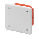 GEWISS - GEWGW48001 CASSETTA DI DERIVAZIONE E CONNESSIONE - PER PARETI IN MURATURA - DIMENSIONI 92X92X45 - COPERCHIO BIANCO RAL9016