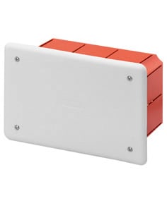 GEWISS - GEWGW48004 CASSETTA DI DERIVAZIONE E CONNESSIONE - PER PARETI IN MURATURA - DIMENSIONI 152X98X70 - COPERCHIO BIANCO RAL9016