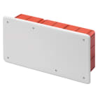 GEWISS - GEWGW48007 CASSETTA DI DERIVAZIONE E CONNESSIONE - PER PARETI IN MURATURA - CON GUIDA DIN - DIMENSIONI 294X152X75 - COPERCHIO BIANCO RAL9016