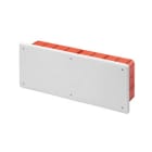 GEWISS - GEWGW48008 CASSETTA DI DERIVAZIONE E CONNESSIONE - PER PARETI IN MURATURA - CON GUIDA DIN - DIMENSIONI 392X152X75 - COPERCHIO BIANCO RAL9016