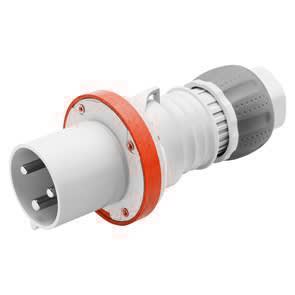 GEWISS - GEWGW61021H SPINA MOBILE DIRITTA HP - IP44/IP54 - 3P+N+T - 63A - 380-415V 50/60HZ - ROSSO - 6H - CABLAGGIO A MANTELLO