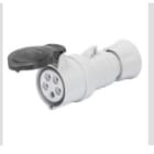 GEWISS - GEWGW62062H PRESA MOBILE DIRITTA HP - IP66/IP67/IP68/IP69 - 3P+T 125A 480-500V 50/60HZ - NERO - 7H - CABLAGGIO A MANTELLO
