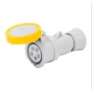 GEWISS - GEWGW62034H PRESA MOBILE DIRITTA HP - IP66/IP67/IP68/IP69 - 2P+T 32A 100-130V 50/60HZ - GIALLO - 4H - CABLAGGIO A VITE