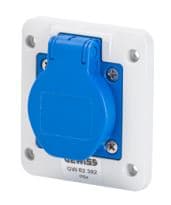 GEWISS - GW62392 - GEWGW62392 PRESA SCHUKO IP54 CON FLANGIA GEWISS - GW62392 - GEWGW62392 PRESA SCHUKO IP54 CON FLANGIA