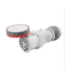 GEWISS - GEWGW63053PH PRESA MOBILE DIRITTA HP - IP66/IP67/IP68/IP69 - 3P+N+T 63A 346-415V 50/60HZ - ROSSO - 6H - CONTATTO PILOTA - CABLAGGIO A MANTELLO