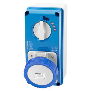 GEWISS - GEWGW66067N PR.BL IP67 C.F.3P+N+T 32A 230V 9H MT60C