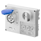 GEWISS - GEWGW66137 PRESA BL.OR.S.F.2P+T 32A 230V 6H CBF